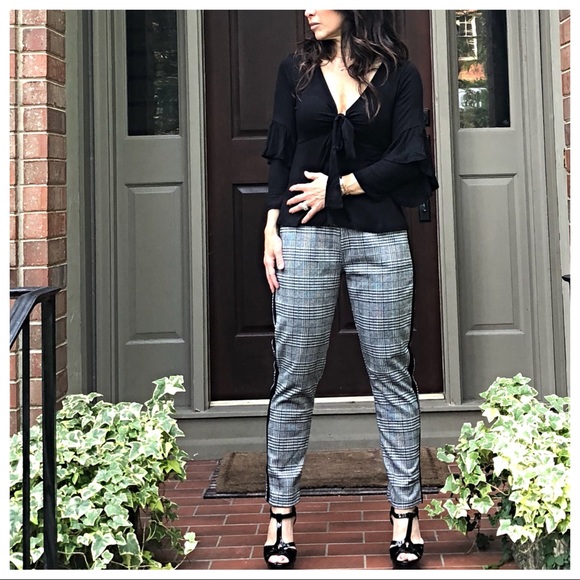 ✨LAST ONE✨Jacquard side pocket skinny pants - Picture 4 of 8